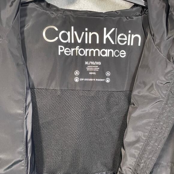 Calvin Klein Women's Hooded Side-Snap rain Jacket Black XL - Picture 10 of 11